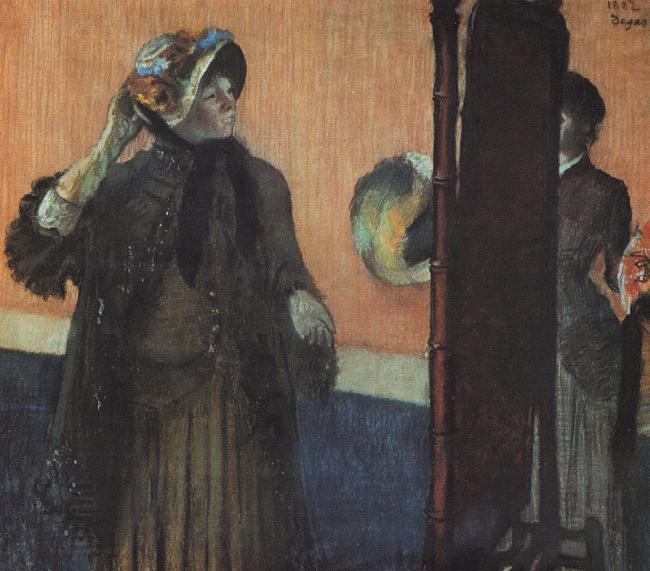 Edgar Degas At the Milliner's_m oil painting picture